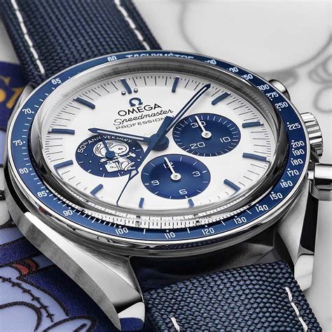 omega silver snoopy watch.